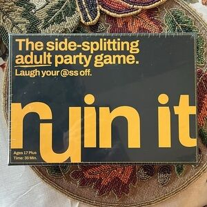 Brand New Ruin It Adult Party Games College Drinking Game Night Ages 18+